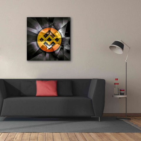Image of 'BNB Binance Coin,' Canvas Wall Art,37x37