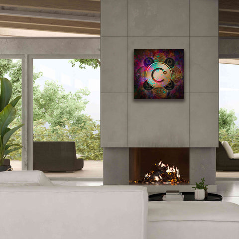Image of 'CEL Celsius Network Crypto Pyramid,' Canvas Wall Art,26x26