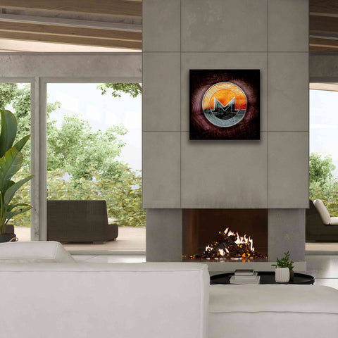 Image of 'XMR Monero Coin,' Canvas Wall Art,26x26
