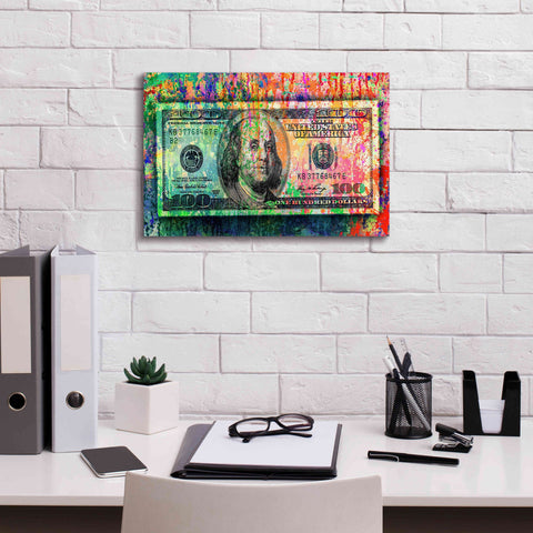 Image of 'Money Trail,' Canvas Wall Art,18x12