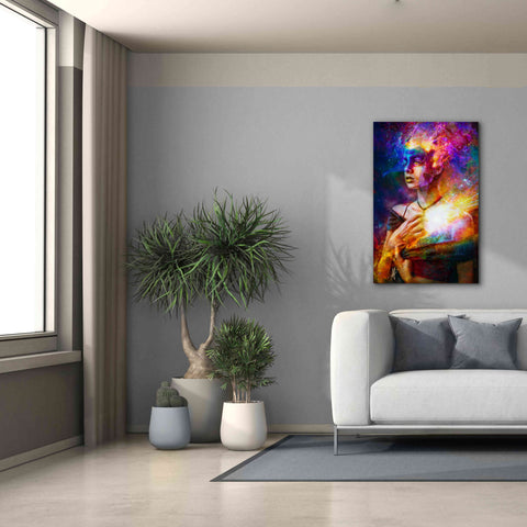 Image of 'Iridiscent Catharsis' by Mario Sanchez Nevado, Canvas Wall Art,26x40