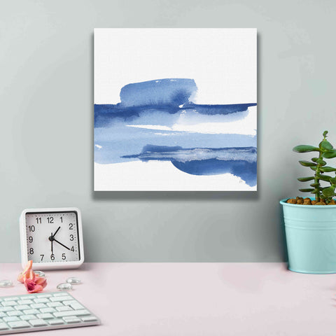 Image of 'Classic Blue I' by Chris Paschke, Giclee Canvas Wall Art,12x12