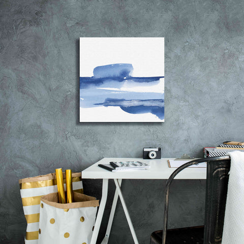 Image of 'Classic Blue I' by Chris Paschke, Giclee Canvas Wall Art,18x18