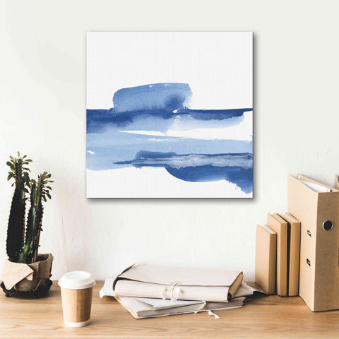 Image of 'Classic Blue I' by Chris Paschke, Giclee Canvas Wall Art,18x18