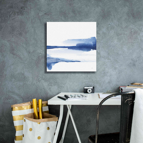 Image of 'Classic Blue II' by Chris Paschke, Giclee Canvas Wall Art,18x18