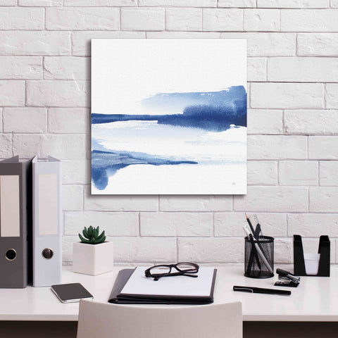 Image of 'Classic Blue II' by Chris Paschke, Giclee Canvas Wall Art,18x18