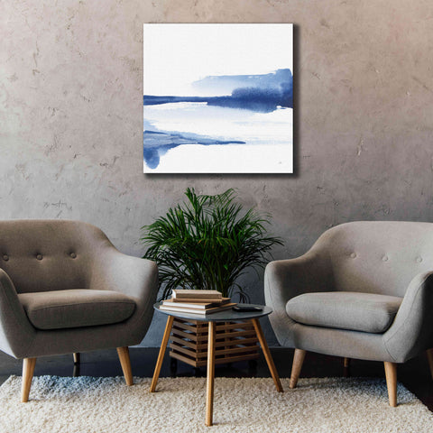 Image of 'Classic Blue II' by Chris Paschke, Giclee Canvas Wall Art,37x37