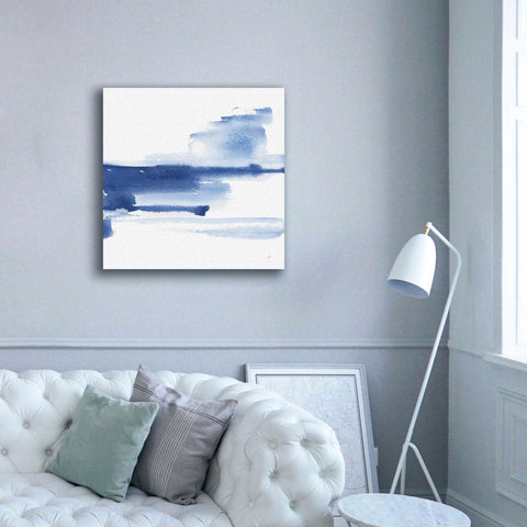 Image of 'Classic Blue III' by Chris Paschke, Giclee Canvas Wall Art,37x37