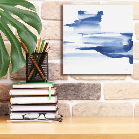 Image of 'Classic Blue IV' by Chris Paschke, Giclee Canvas Wall Art,12x12