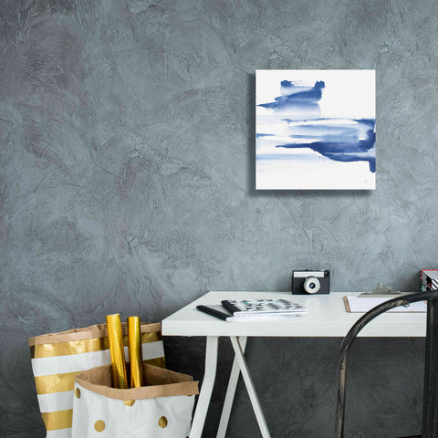 Image of 'Classic Blue IV' by Chris Paschke, Giclee Canvas Wall Art,12x12
