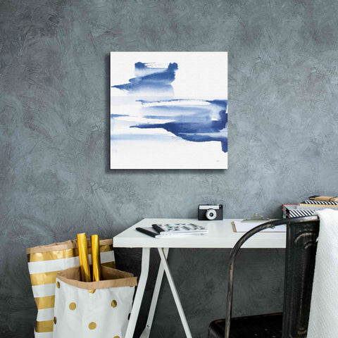 Image of 'Classic Blue IV' by Chris Paschke, Giclee Canvas Wall Art,18x18