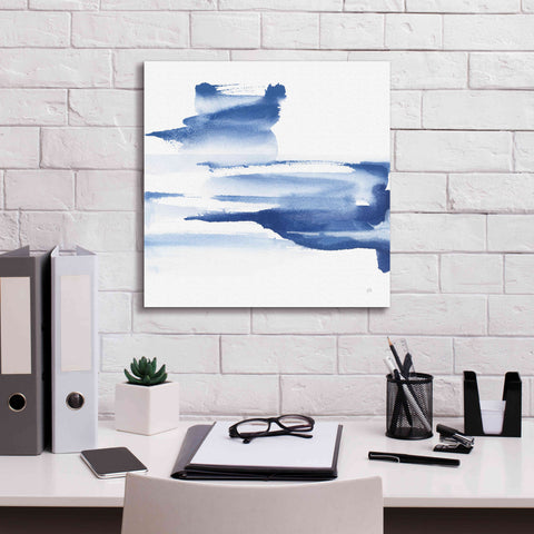 Image of 'Classic Blue IV' by Chris Paschke, Giclee Canvas Wall Art,18x18