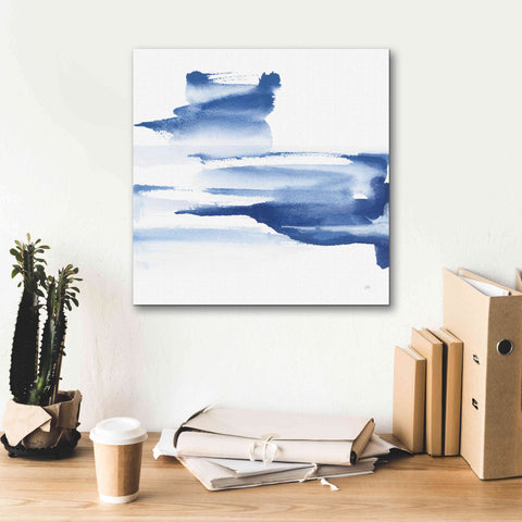Image of 'Classic Blue IV' by Chris Paschke, Giclee Canvas Wall Art,18x18