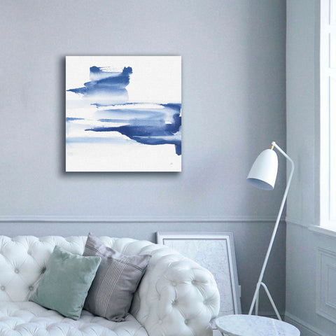 Image of 'Classic Blue IV' by Chris Paschke, Giclee Canvas Wall Art,37x37