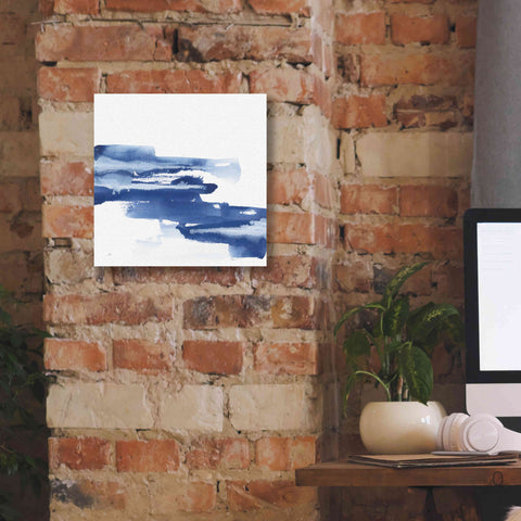 Image of 'Classic Blue V' by Chris Paschke, Giclee Canvas Wall Art,12x12