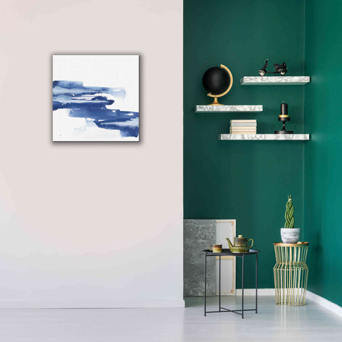 Image of 'Classic Blue V' by Chris Paschke, Giclee Canvas Wall Art,26x26