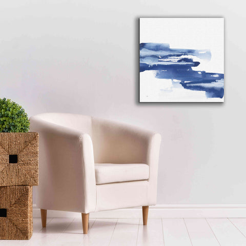 Image of 'Classic Blue V' by Chris Paschke, Giclee Canvas Wall Art,26x26