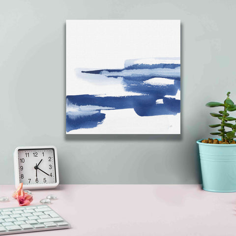 Image of 'Classic Blue VI' by Chris Paschke, Giclee Canvas Wall Art,12x12