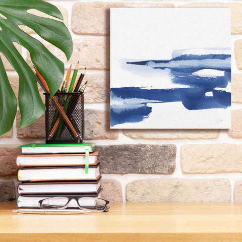 Image of 'Classic Blue VI' by Chris Paschke, Giclee Canvas Wall Art,12x12