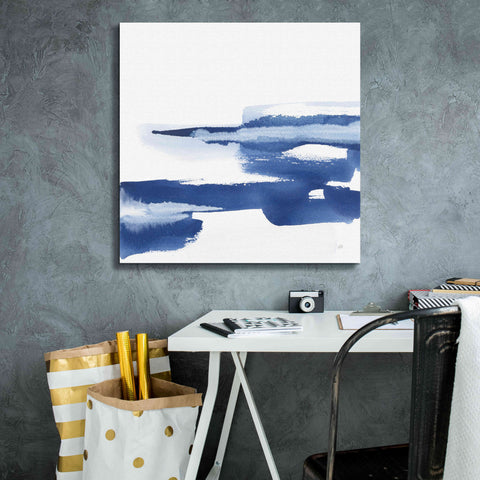 Image of 'Classic Blue VI' by Chris Paschke, Giclee Canvas Wall Art,26x26