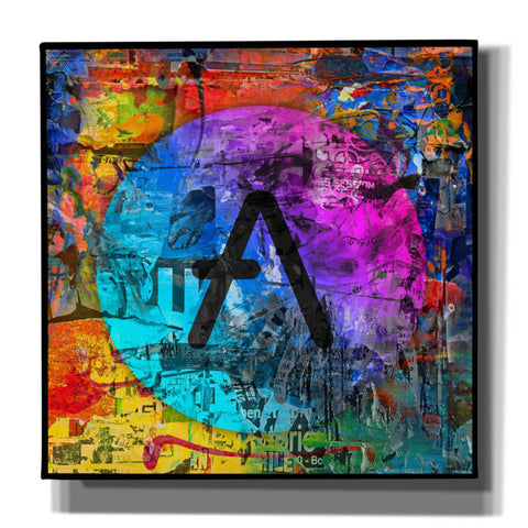 Image of 'Aave Crypto In Color' by Portfolio Giclee Canvas Wall Art