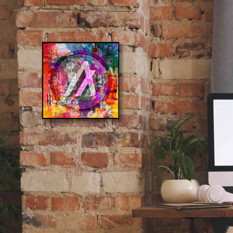 Image of 'Algo Algorand Crypto In Color' by Portfolio Giclee Canvas Wall Art,12x12