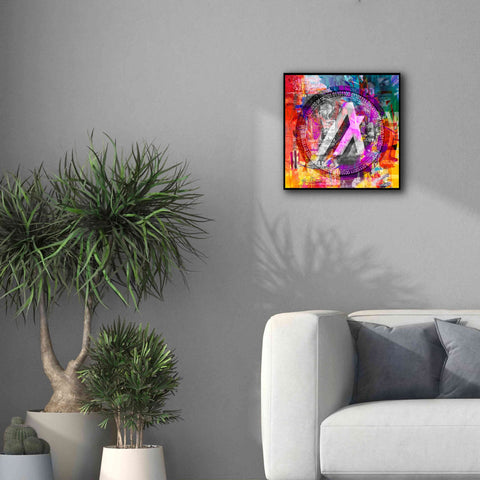 Image of 'Algo Algorand Crypto In Color' by Portfolio Giclee Canvas Wall Art,18x18