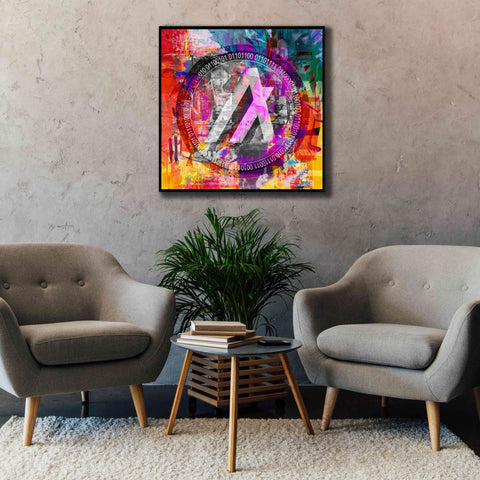 Image of 'Algo Algorand Crypto In Color' by Portfolio Giclee Canvas Wall Art,37x37