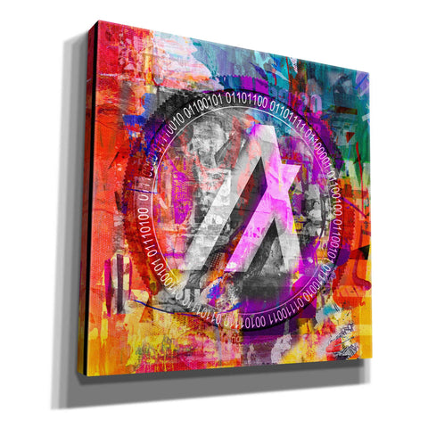Image of 'Algo Algorand Crypto In Color' by Portfolio Giclee Canvas Wall Art