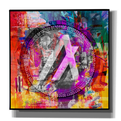 Image of 'Algo Algorand Crypto In Color' by Portfolio Giclee Canvas Wall Art