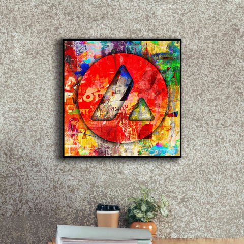 Image of 'Avax Avalanche Crypto In Color' by Portfolio Giclee Canvas Wall Art,18x18