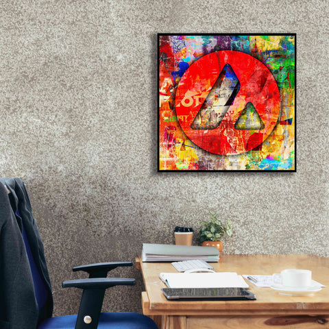 Image of 'Avax Avalanche Crypto In Color' by Portfolio Giclee Canvas Wall Art,26x26