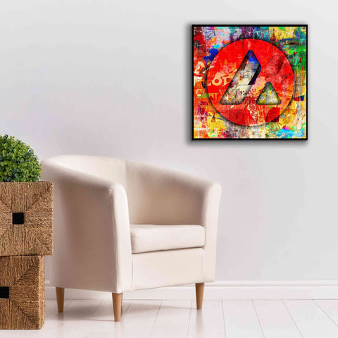 Image of 'Avax Avalanche Crypto In Color' by Portfolio Giclee Canvas Wall Art,26x26