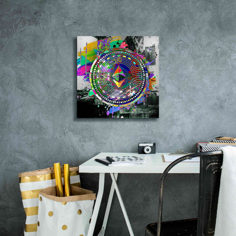 Image of 'Ethereum The Predator' by Portfolio Giclee Canvas Wall Art,18x18