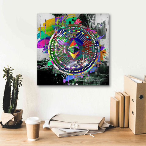 Image of 'Ethereum The Predator' by Portfolio Giclee Canvas Wall Art,18x18