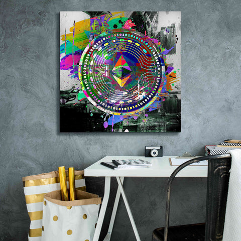 Image of 'Ethereum The Predator' by Portfolio Giclee Canvas Wall Art,26x26