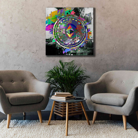 Image of 'Ethereum The Predator' by Portfolio Giclee Canvas Wall Art,37x37