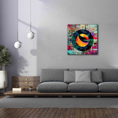 Image of 'Luna Terra Crypto In Color' by Portfolio Giclee Canvas Wall Art,37x37