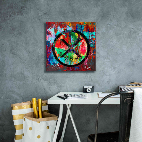 Image of 'Xrp Crypto In Color' by Portfolio Giclee Canvas Wall Art,18x18