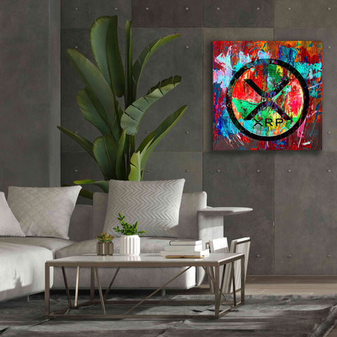 Image of 'Xrp Crypto In Color' by Portfolio Giclee Canvas Wall Art,37x37
