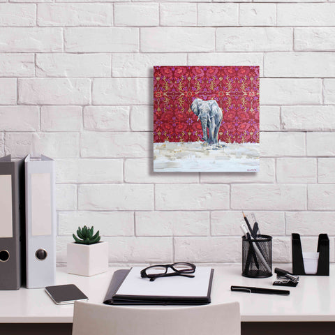 Image of 'Elephant by Alana Clumeck Giclee Canvas Wall Art,12x12