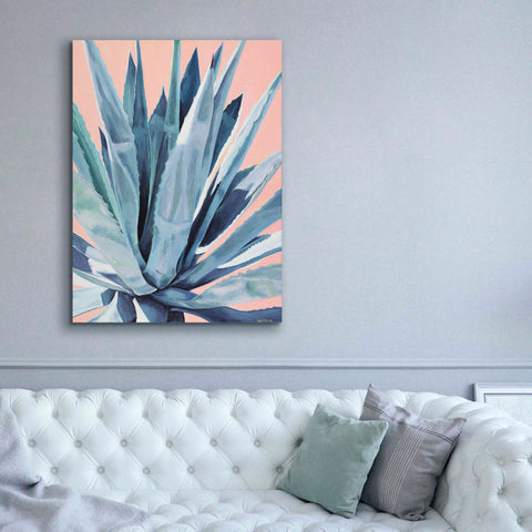 Image of 'Agave With Coral by Alana Clumeck Giclee Canvas Wall Art,40x54