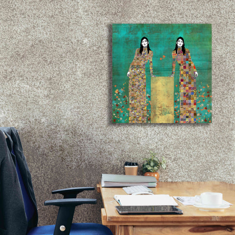 Image of 'Dale la Vueltas by Jose Cacho Giclee Canvas Wall Art,26x26