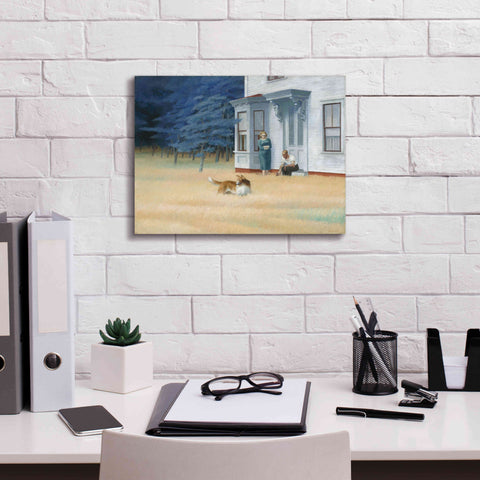 Image of 'Cape Cod Evening, 1939' by Edward Hopper, Giclee Canvas Wall Art,16x12