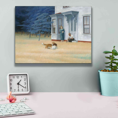 Image of 'Cape Cod Evening, 1939' by Edward Hopper, Giclee Canvas Wall Art,16x12