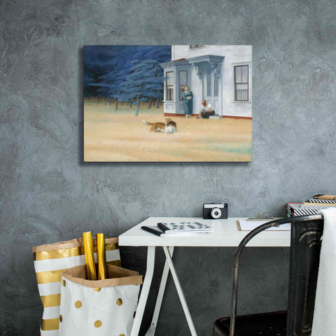 Image of 'Cape Cod Evening, 1939' by Edward Hopper, Giclee Canvas Wall Art,26x18