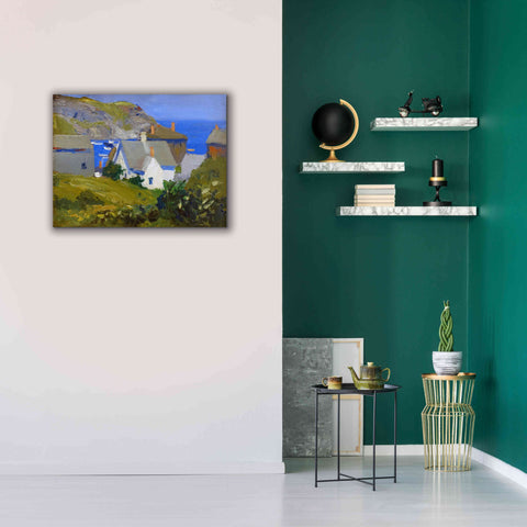 Image of 'Monhegan Houses, Maine, 1916-1919' by Edward Hopper, Giclee Canvas Wall Art,34x26