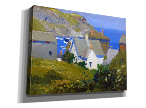 Image of 'Monhegan Houses, Maine, 1916-1919' by Edward Hopper, Giclee Canvas Wall Art