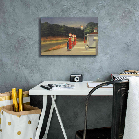 Image of 'Gas, 1940' by Edward Hopper, Giclee Canvas Wall Art,18x12