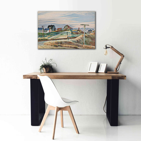Image of 'Cottages at North Truro' by Edward Hopper, Giclee Canvas Wall Art,40x26